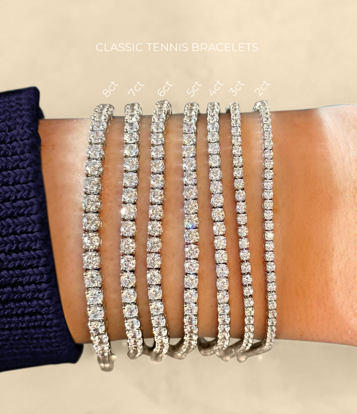 The Claire 2.00ct Tennis Bracelet