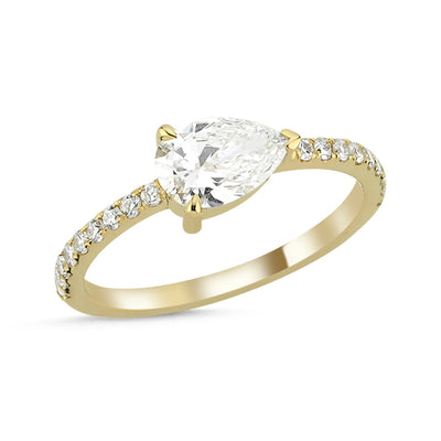 The Elina II Lab Diamond Engagement Ring