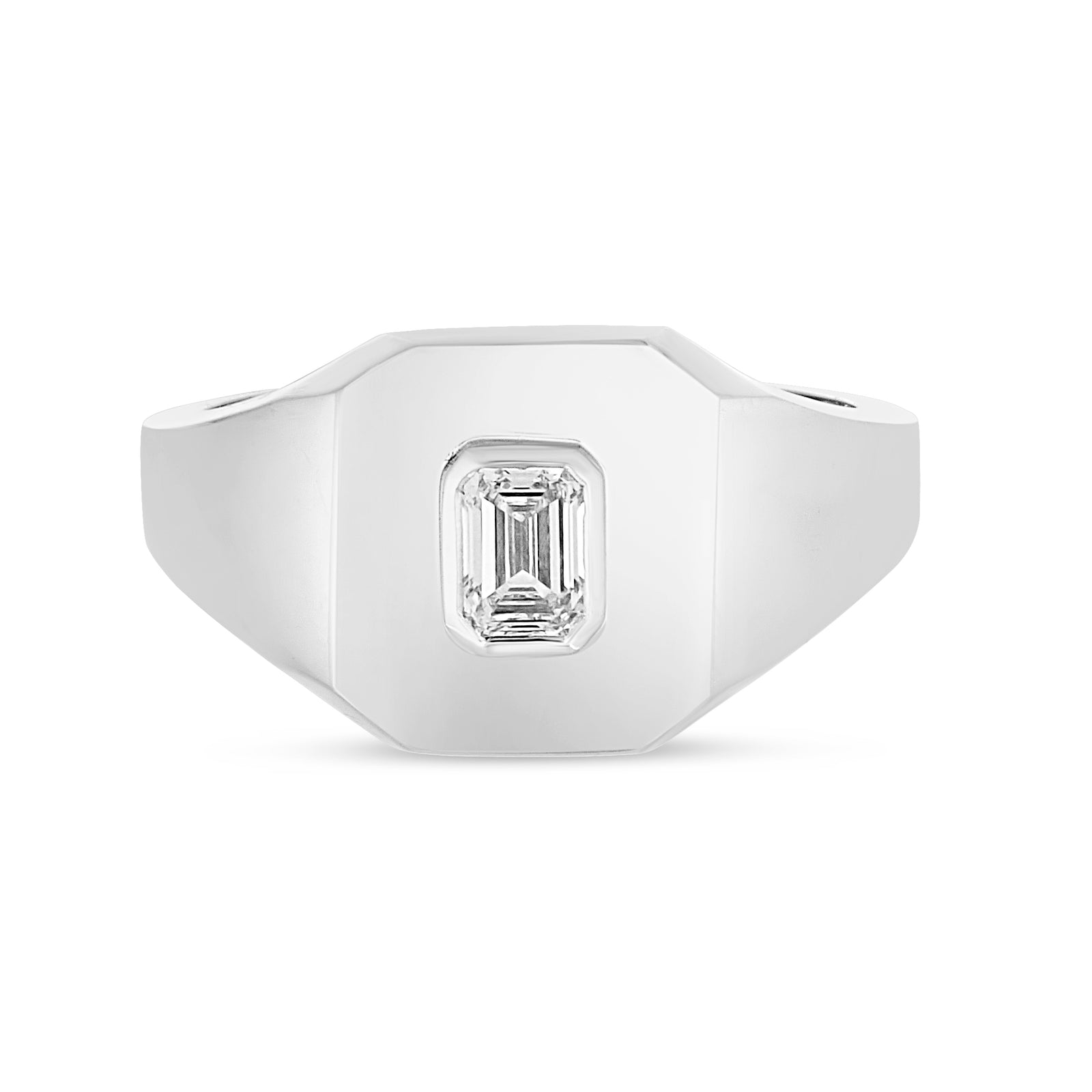 The Oran Emerald Cut Signet