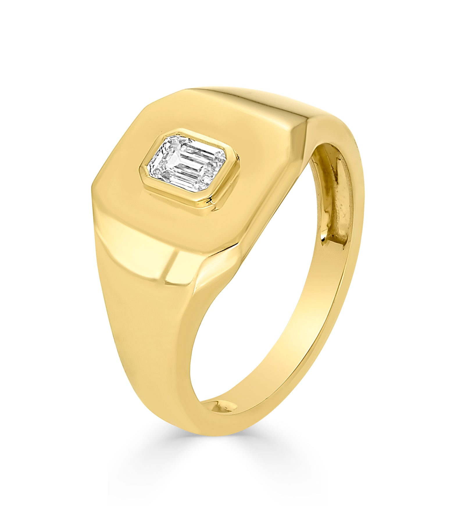 The Oran Emerald Cut Signet