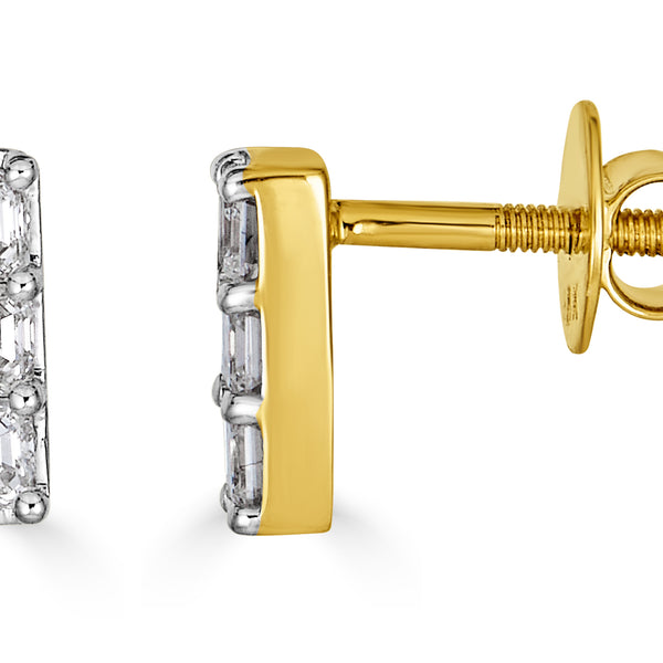 The Maya Asscher Bar Stud Earrings