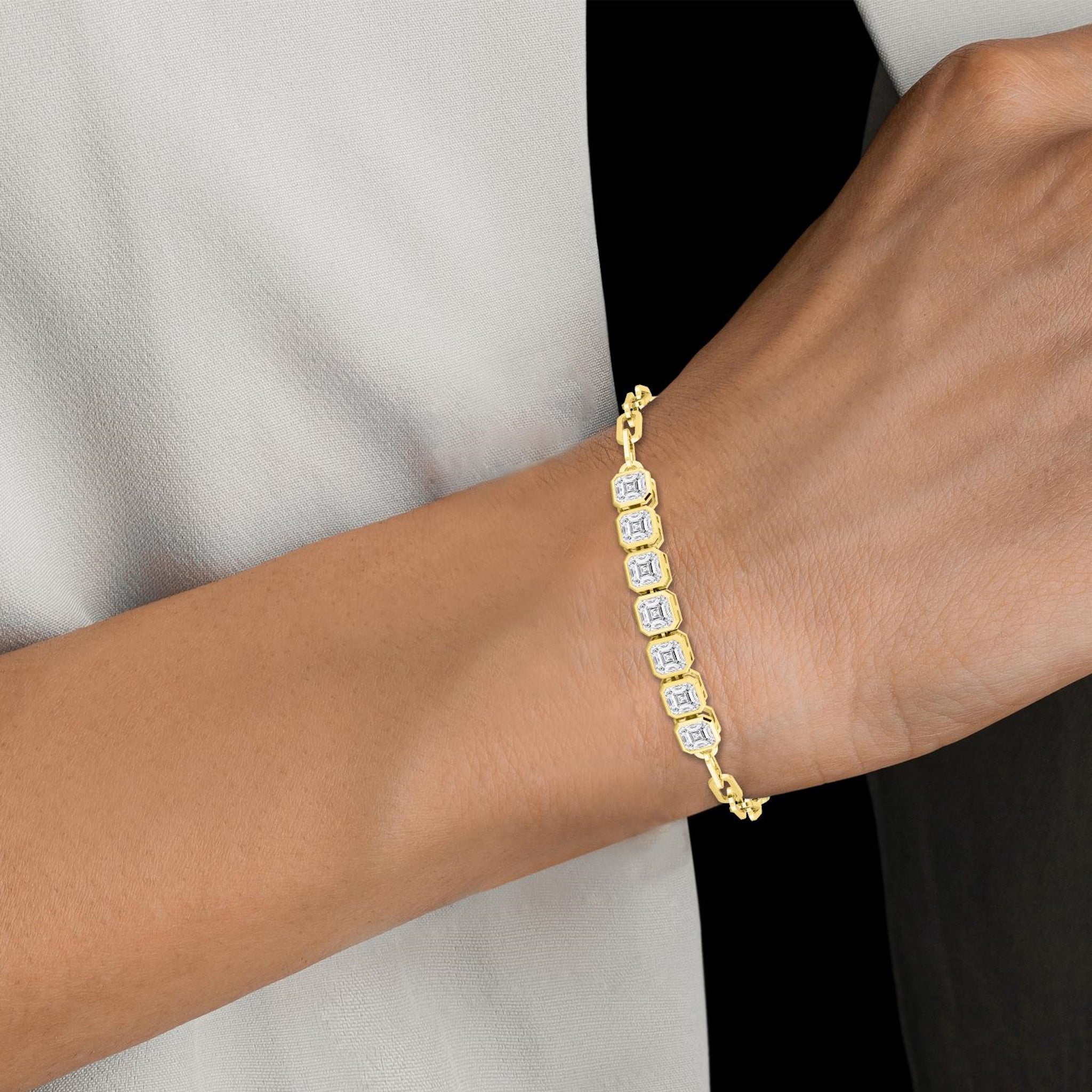 Celeste Asscher Paperclip Bracelet – Lumeniri