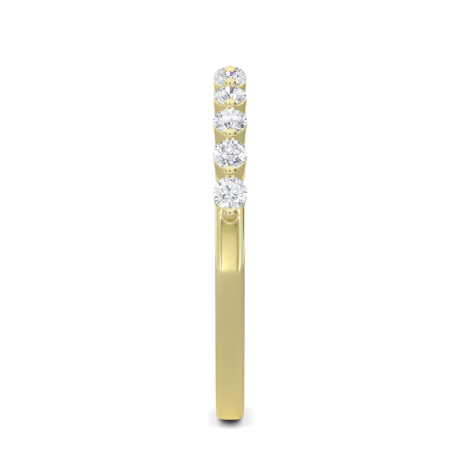 The Soule Round 0.33ct Half Eternity Band 14K Yellow Gold