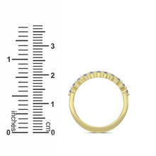 The Soule Round 0.33ct Half Eternity Band 14K Yellow Gold