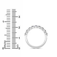 The Soule Round 0.75ct Half Eternity Band 14K White Gold