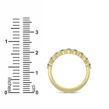 The Soule Round 0.50ct Half Eternity Band 14K Yellow Gold