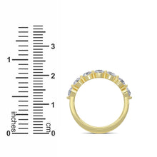 The Soule Round 1.00ct Half Eternity Band 14K Yellow Gold