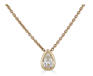 The Alaura Bezel Set Pendant