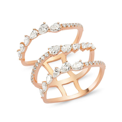The Kira Cocktail Ring by Lumeniri Diamonds Fine Jewelry Collection