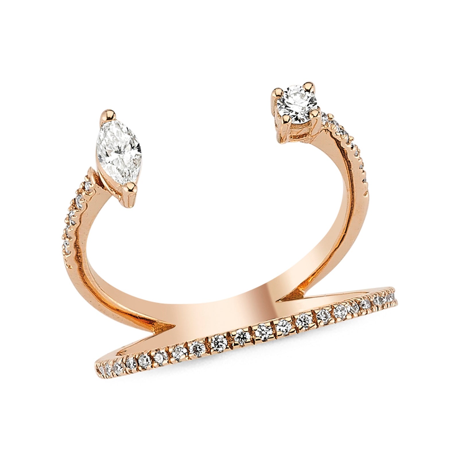 The Ziv Wrap Ring by Lumeniri Diamonds Fine Jewelry Collection