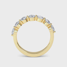 The Soule Round 1.00ct Half Eternity Band 14K Yellow Gold