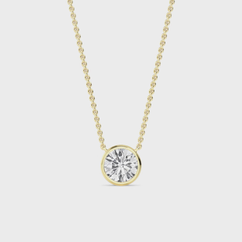 The Zaria Fancy Shape Solitaire Pendant