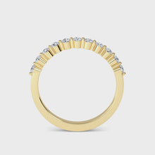 The Soule Round 0.33ct Half Eternity Band 14K Yellow Gold