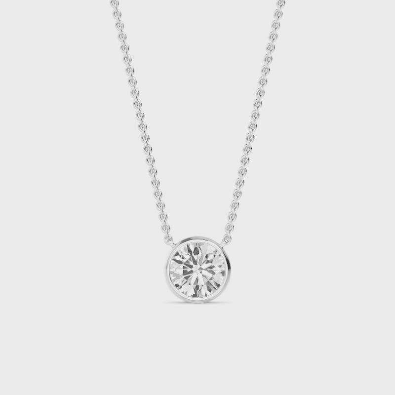 The Zaria Fancy Shape Solitaire Pendant