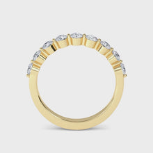 The Soule Round 0.50ct Half Eternity Band 14K Yellow Gold