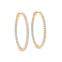 The Roxanne Thin Oval Hoops