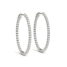 The Roxanne Thin Oval Hoops