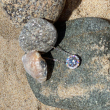 Lumeniri 14K Gold Round Halo Diamond Pendant Necklace