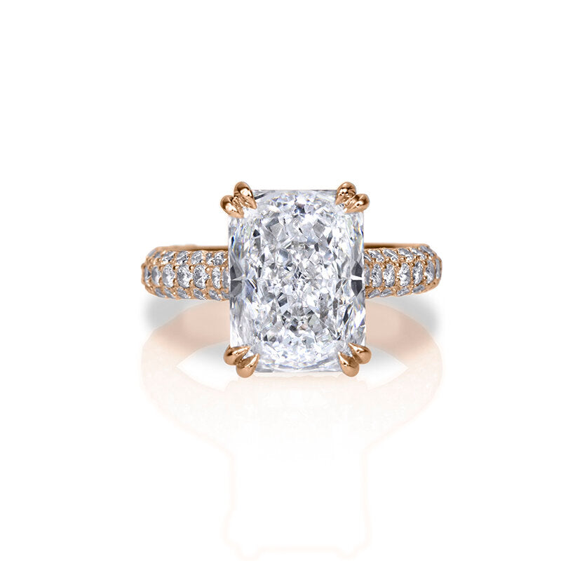 Lumeniri Luxe Pave Hidden Halo Ring